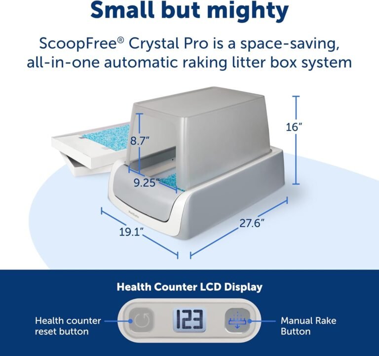PetSafe Legacy ScoopFree Crystal Pro Self-Cleaning Automatic Cat Litter Box 4 71V1GdjdkL. AC SL1500 Homely Choices